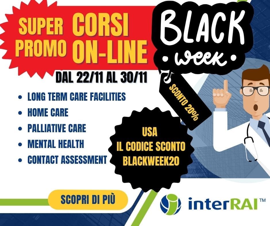 La Black Week è arrivata! Approfitta dello sconto 20% su tutti i corsi on line!